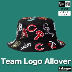 ニューエラ チーム ロゴ オール オーバー ハット メンズ ブランド NEW ERA MLB 帽子 クーパーズタウン インディゴ デニム バケットハット 全チーム 大リーグ ドジャース 14388540H 3ds SALE セール 大きいサイズ 有