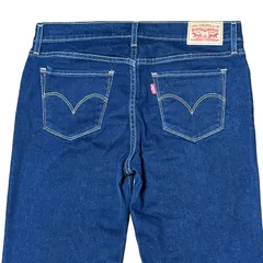 LEVI'S 712 SLIM スリム テーパードデニム 濃紺 インディゴ サイズ28 レディースXL リーバイス