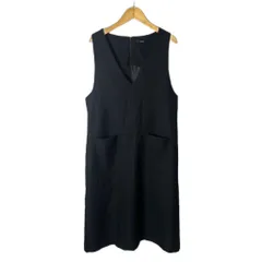 ロッソ ROSSO アーバンリサーチ ジャンパースカート ジャンスカ スカート ノースリーブ 38 ブラック■FY