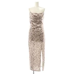 スナイデル SNIDEL 23AW ベロアプリントキャミワンピース ロング ピンク /DF ■OS