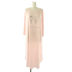 ジェラートピケ gelato pique × PEANUTS SNOOPYモダールベアドレス ワンピース 長袖 ルームウェア 部屋着 F ピンク /NR ■OS