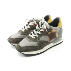 アトランティックスターズ Atlantic STARS スニーカー DRACO ドラコ ダークグレー スウェード スニーカー ダークグレー マルチカラー メンズ Used A