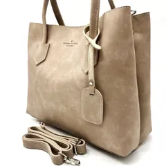 【良品】 designer boutique  story bag ストーリーバッグ ハンドバッグ  トートバッグ ショルダーバッグ 2way レザー 革 ベージュ 肌色 ユニセックス 男女兼用 メンズ レディース