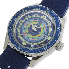 MIDO ミドー デコンプレッション ワールドタイマー M026.829.17.041.00 ネイビー文字盤 SS ステンレススチール ラバー 腕時計 自動巻き メンズ 送料無料 【未使用】 241001027919 ★のサムネイル