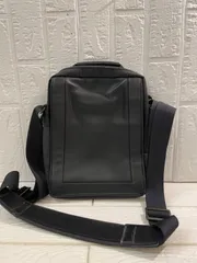 I【ヴィンテージ】LANVIN ランバン ショルダーバッグ ブラック レザー メンズ 普段使い オシャレ