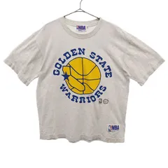 NBA OFFICIAL LICENSED PRODUCT エヌビーエーオフィシャルライセンス 90s プリント 半袖 Tシャツ L グレー メンズ 古着