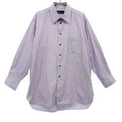 Dunhill ダンヒル ストライプ 長袖 シャツ 50 メンズ 古着