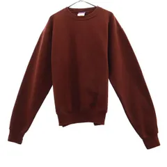 Champion チャンピオン ワッペン 長袖 スウェット S レッド トレーナー ロゴ メンズ 古着