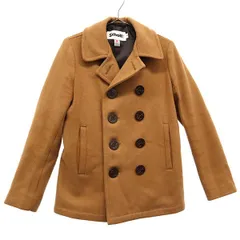 earth music&ecology アースミュージックアンドエコロジー ショット コラボ ウールブレンド ジャケット XS ブラウン Schott レディース 古着