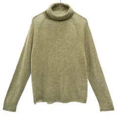 SKBJ 長袖 カシミヤ100% タートルネック セーター M グレー ニット レディース 古着