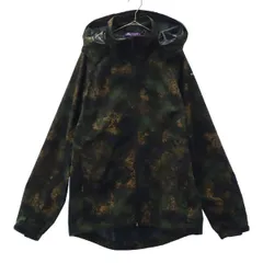 TULTEX タルテックス 総柄 レインジャケット M ブラック×グリーン ウルトラストレッチ ロゴプリント メンズ 古着