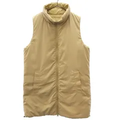 Eddie Bauer エディーバウアー リバーシブル 中綿 ベスト PM ベージュ レディース 古着