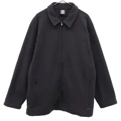 NIKE GOLF ナイキゴルフ ワンポイント刺繍 ゴルフ フリースジャケット L ブラック レディース 古着