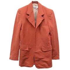 ZARA ザラ テーラードジャケット XS オレンジ系 レディース 古着