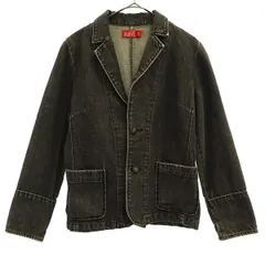 X-girl エックスガール デニムジャケット 1 ブラック ジージャン レディース 古着