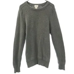 CLUB MONACO クラブモナコ 長袖 コットンニット セーター XS グレー メンズ 古着