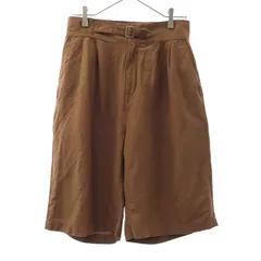 niko and... ニコアンド リネンブレンド ショートパンツ 4 ブラウン レディース 古着