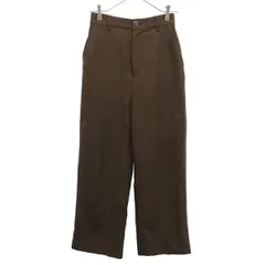 Ray Beams レイビームス シャーク ツイード ワイドパンツ 0 ブラウン系 レディース 古着