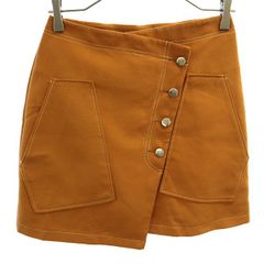 REDYAZEL レディアゼル デザイン ミニスカート S ブラウン レディース 古着