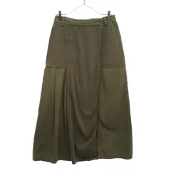niko and... ニコアンド 切替 ロングスカート 4 カーキ レディース 古着