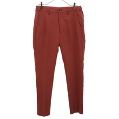 417EDIFICE フォーワンセブン エディフィス スラックスパンツ M レッド系 メンズ 古着