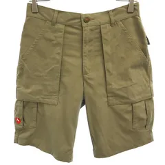 MARMOT マーモット ナイロン カーゴショートパンツ S カーキ アウトドア メンズ 古着のサムネイル