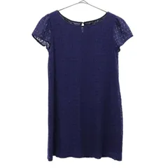 N.Natural Beauty Basic  エヌナチュラルビューティベーシック 花柄 半袖 ワンピース M パープル レディース 古着