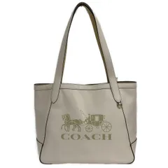 COACH(コーチ) トートバッグ美品  - C4063 ライトピンク×グレーベージュ レザー