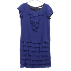 Ray Beams レイビームス 半袖 ワンピース O ブルー レディース 古着