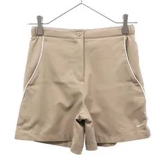 NIKE ナイキ トレーニング ショートパンツ S ブラウン レディース 古着