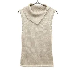 23ku 23区 ノースリーブ セーター 38 グレー ニット レディース 古着