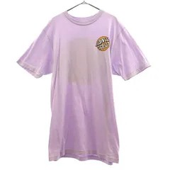 SANTA CRUZ サンタクルーズ プリント 半袖 Tシャツ S パープル系 メンズ 古着