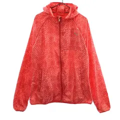 PUMA プーマ 総柄 トレーニング ジャケット ピンク スポーツ ウォームアップ レディース 古着