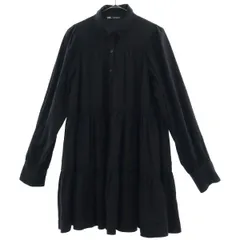 ZARA ザラ 長袖 ワンピース S ブラック レディース 古着