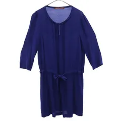 COMPTOIR DES COTONNIERS コントワーデコトニエ 長袖 ワンピース 9 ブルー レディース 古着