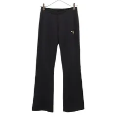 PUMA プーマ トレーニング ストレッチパンツ L ブラック ウォームアップ レディース 古着
