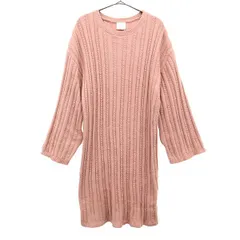 gelato pique ジェラートピケ 長袖 ルームウェア F ピンク エアリーモコワンピース レディース 古着