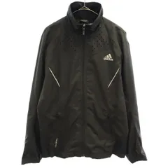 adidas アディダス 切替 トレーニング 切替 ウインドブレーカー S ブラック ジャケット メンズ 古着