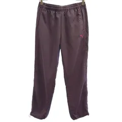 PUMA プーマ トレーニング ウインドパンツ L パープル系 レディース 古着