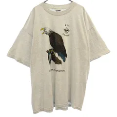 GILDAN ギルダン プリント 半袖 Tシャツ XL グレー メンズ 古着