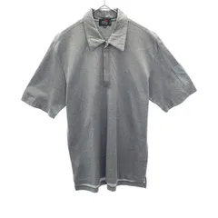 23ku SPORT 23区 SPORTS ゴルフ 半袖 ポロシャツ 2 グレー メンズ 古着