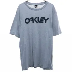 OAKLEY オークリー プリント 半袖 Tシャツ L グレー メンズ 古着