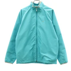 NIKE ナイキ トレーニング 長袖 ジップジャケット S ブルー スポーツ レディース 古着