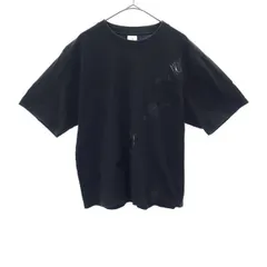 adidas アディダス プリント 半袖 Tシャツ L ブラック レディース 古着