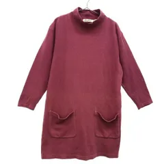 Eddie Bauer エディーバウアー 長袖 ワンピース XS レッド レディース 古着