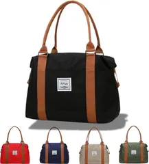 Culture Field 旅行バッグ 大容量 軽量 ボストンバッグ キャリーオン対応 折りたたみ 手提げ 肩掛け 2WAY 男女兼用 出張 修学旅行 スポーツ ジム 通学 通勤 (ブラック,  S)