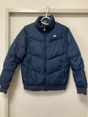 極美品　NIKE   ダウンジャケット　ネイビー　M
