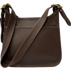 OLD COACH leather ショルダー クロスボディーバッグ ブラウンB7D 9966