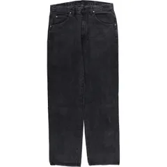 古着 ラングラー Wrangler ブラックデニム テーパードデニムパンツ メンズw33相当/eaa417257