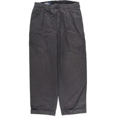 古着 ラルフローレン Ralph Lauren POLO by Ralph Lauren ツータック スラックスパンツ メンズw30相当/eaa604358